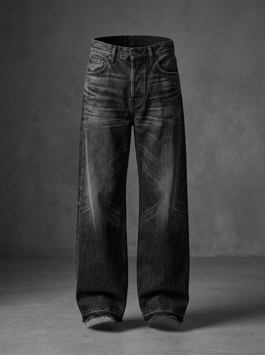 Void Black Wide Leg Jeans